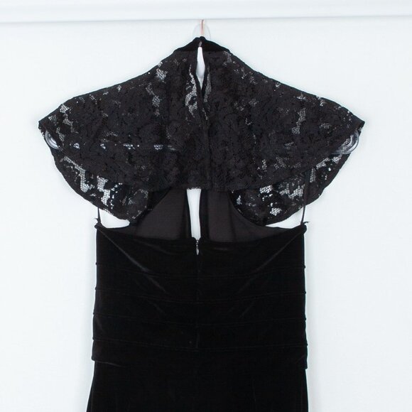 L'Agence Black Velvet Halter Jumpsuit Size 2 - Picture 8 of 8